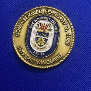USS Whidbey Island Navy Marine Corps coin